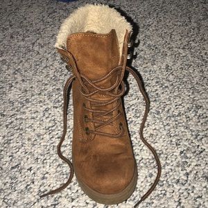 Fur Top Boots